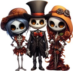 Sticker decorativ, Halloween, Multicolor, 61 cm, 1337STK-7