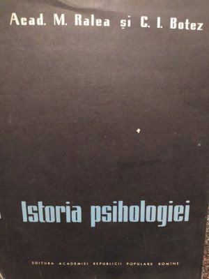 M. Ralea - Istoria psihologiei (1958) foto