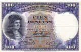 Spania 100 Pesetas 1931 P-83 Seria 3856179