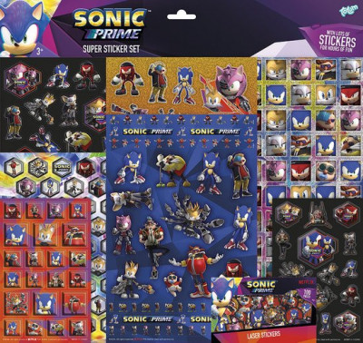 Super set abtibilduri Sonic Prime foto
