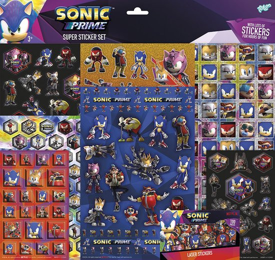 Super set abtibilduri Sonic Prime