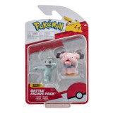 Pok&eacute;mon Battle Set 2 figurine Machop &amp; Snubbull