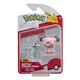 Pokemon Battle Set 2 figurine Machop &amp; Snubbull