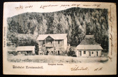 P.400 CP ROMANIA COVASNA &amp;Uuml;dv&amp;ouml;zlet Kov&amp;aacute;szn&amp;aacute;r&amp;oacute;l Horg&amp;aacute;sz Forr&amp;aacute;s 1902 foto