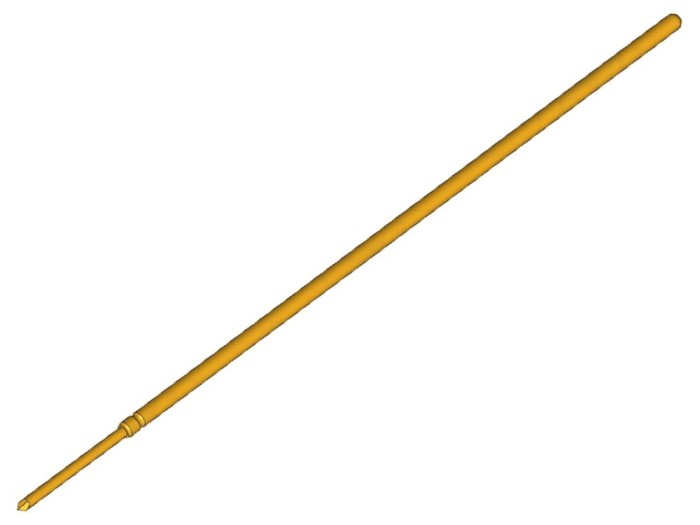 Ac de testare 4,3mm, 3A, aurit