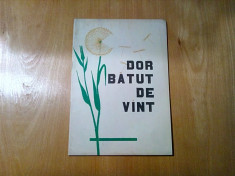 DOR BATUT DE VANT - E. Roman, N. Kirculescu, Misu Iancu - 1969, 56 p. foto