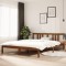 vidaXL Cadru de pat King Size, maro miere, 150x200 cm, lemn masiv 814892