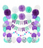 Set 50 baloane si accesorii pentru petrecere, aniversare HAPPY BIRTHDAY, Oem