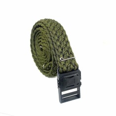 Curea tactica MBrands, supravietuire, din paracord, catarama cu busola, cremene, mini kit medical, mini kit pescuit Verde