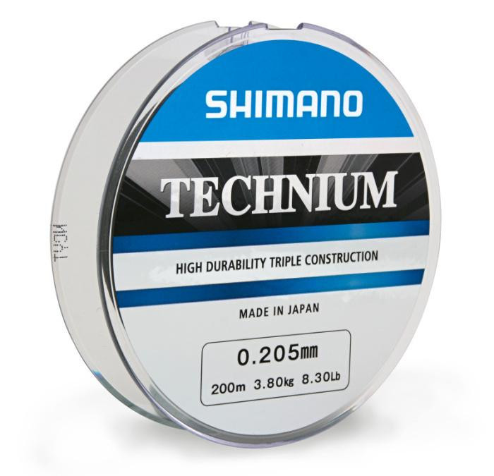 Shimano Monofilament Technium Dark Grey 200m 0,205mm