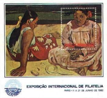 Mozambic 1982 - Pictura,bloc neuzat,perfecta stare(z)
