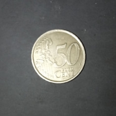 Moneda rara 50 euro centi 2002