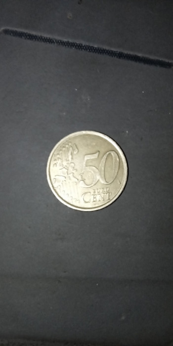 Moneda rara 50 euro centi 2002