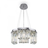 Cumpara ieftin Lustra lux rotunda Midas, cu 4/6/9 becuri cadru otel inoxidabil si elemente de sticla, &Oslash; 400/600/800 mm 4 becuri Crom