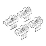 Kit montaj bare transversale Nordrive C021 pentru Honda Jazz 2001-2008