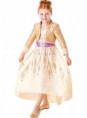 Costum Disney Printesa Anna, Regatul de gheata 2, Frozen 2, marime L, 7 - 8 ani foto