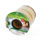 Banda autoadeziva pentru izolare usi si ferestre Delight, Profil D, 10 X 50 m, Negru