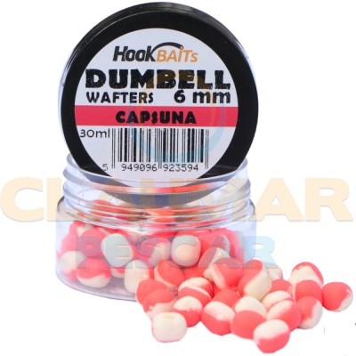 Critic Echilibrat Hook Baits Dumbell Wafters, Capsuna, 6mm, 15ml foto