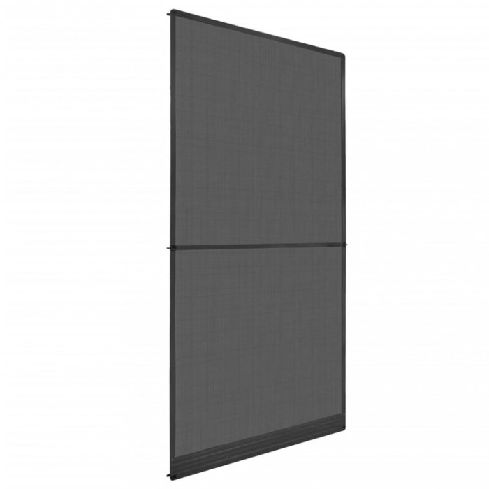 vidaXL Plasă insecte cu balamale pentru uși, antracit, 120 x 240 cm
