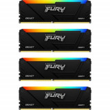 Memorii Kingston FURY Beast RGB, 64 GB (4x16GB), DDR4, 3600 MHz, CL18, XMP
