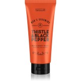 Scottish Fine Soaps Thistle &amp; Black Pepper gel de duș pentru barbati 200 ml