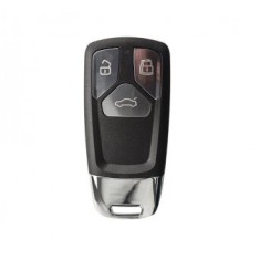 Carcasa cheie Smart Key Topautochei&reg; pentru Audi TT A4 A5 Q7 2016 2017 2018, 3 butoane