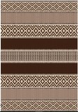Cumpara ieftin Covor Model Iuta Natura 982-91, Marime 50 x 80 cm, Maro,Bej, Inaltime Fir Tesatura plata, Antialergic, Polipropilena, Bucatarie, Hol, Balcon