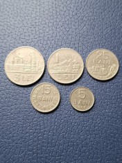 Lot 5 monede Rom&acirc;nia anul 1966