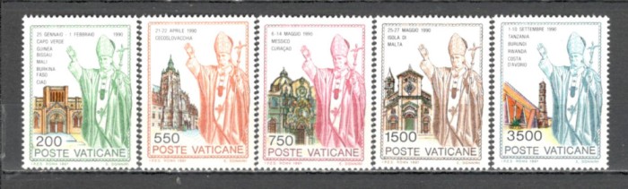 Vatican.1991 Calatoria Papei Ioan Paul II SV.592