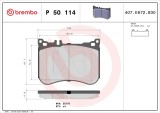 BREMBO P 50 114 PRIME LINE set placute frana,frana disc