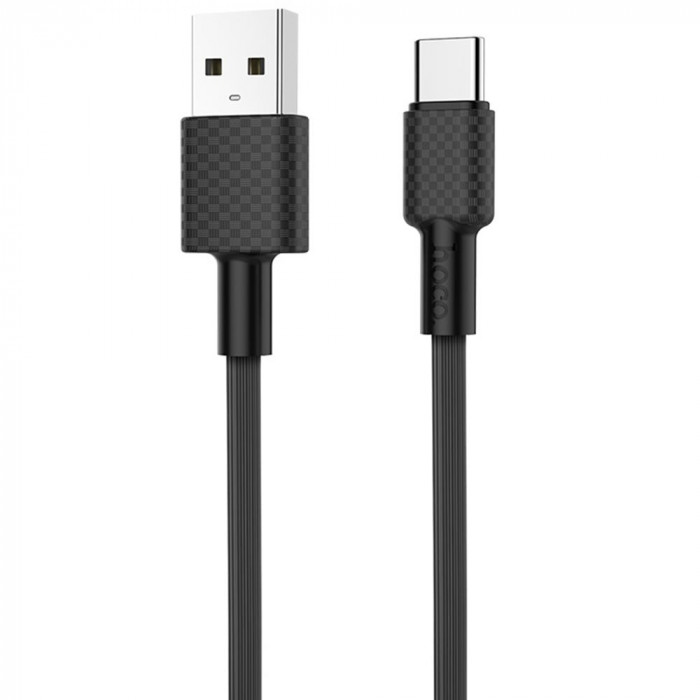 Cablu de Date USB-A la Type-C 10W, 2A, 1m Hoco Superior style (X29) Negru