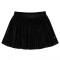 Fusta plisată pentru copii cu lurex, negru, 140
