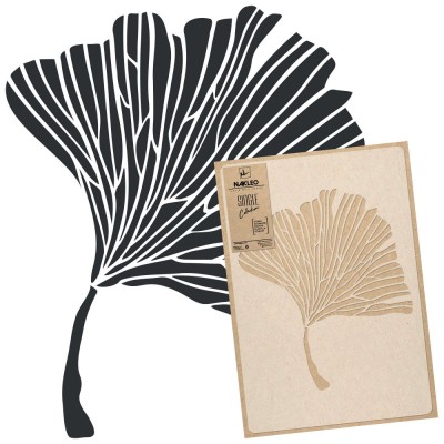 Șablon din plastic reutilizabil // GINKGO - MEDIU (43x64cm) foto