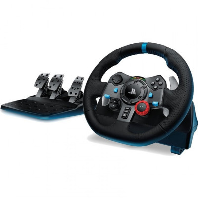 Volan cu pedale Logitech Driving Force G29 PC , PlayStation 3 , PlayStation 4 , Negru foto