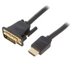 Cablu DVI-D la HDMI 3m Negru