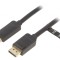 Cablu DisplayPort la HDMI 3m Negru HAGBI