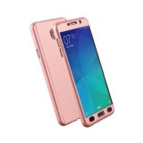 Husa FullBody MyStyle Rose-Gold pentru Samsung Galaxy J5 2017 acoperire completa 360 grade cu folie de