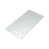 Placa perforata din otel zincat 100x200 mm, grosime 2 mm