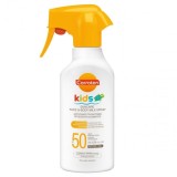Spray de protecție solară pentru față și corp Carroten Kids, rezistent la apă, SPF50, 270 ml