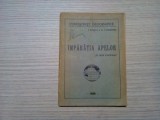 IMPARATIA APELOR - I. Rosca, G. I. Dumitru - Tipografia Cultura, 1939, 77 p., Alta editura