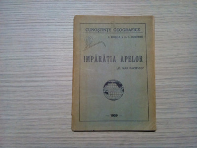 IMPARATIA APELOR - I. Rosca, G. I. Dumitru - Tipografia Cultura, 1939, 77 p. foto