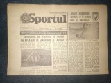 ZIARUL SPORTUL 9 IULIE 1981 PREZENTARE ECHIPA FCM BRASOV