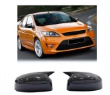 Capace Oglinzi Batman Ford Focus MK2 Facelift 2008-2010 Negru Lucios ALM Tuning Auto Exterior