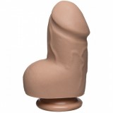 Dildo Realist Fat D, Firmskyn, Vanilla,16 cm