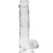 Dildo Transparent Realrock &quot;Cristal Clear Dildo&quot; 17 cm##