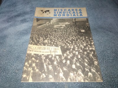 REVISTA MISCAREA SINDICALA MONDIALA NR 4 1963 foto
