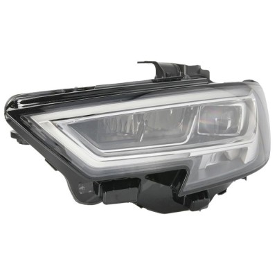 Far Audi A3 (8V), 05.2016-, partea Stanga, electric, LED, fara daytime running LED ; fara modul control, cu motoras, Valeo foto