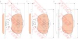 Set placute frana,frana disc RENAULT GRAND SCENIC II (JM0/1) (2004 - 2016) TRW GDB1823