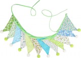 Ghirlanda pentru petrecere jijAcraft, bumbac, multicolor, 4 m