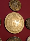 1 1/2 euro Demain l&#039;euro 1996 (UNC) + Lot 6 Jetoane (unul rar, stare UNC) [j7]. Discount conform descriere [10 - 20 %. Vezi descrierea.].